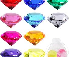 Large Acrylic Gemstones