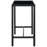 7 Piece Garden Bar Set Poly Rattan Black Image 4