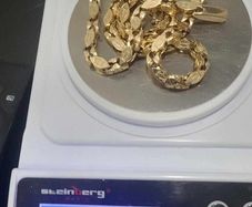 Gold 585 necklace 92 gram!