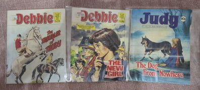 Vintage Picture Library comics - Debbie and Judy