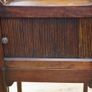 George III Tambour Front Mahogany Tray Top Bedside Cabinet Image 5
