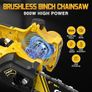 Mini Chainsaw Cordless 8 inch Compatible with Dewalt 18V 20V Battery, Brushless Auto Oiler, Portable Handheld Small Electric Chainsaw with Chain for Wood Cutting (No Battery) Image 2