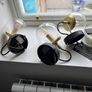 Brass & Black wall lights Image 2