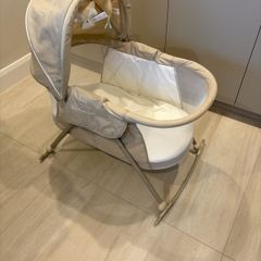 Kinderkraft LOVI 3-in-1 Baby Cot/Cradle in beige