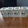 Shabby Chic Wooden Lanterns x 4 for Sale Image 2