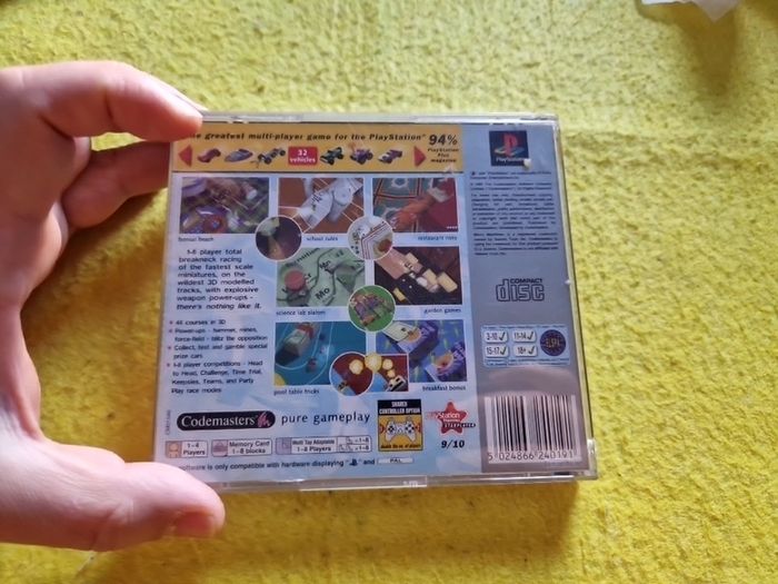 Micro Machines V3 PlayStation1 ps1 PlayStation2 ps2 games Original