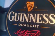 Guinness wall sign light box