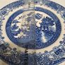 Antique Blue Willow Side Plate 1850 to 1890 Image 8