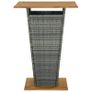 3 Piece Garden Bar Set Grey Image 3