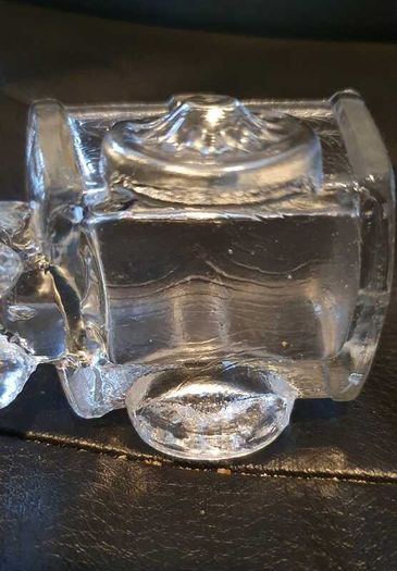 Vintage 1950s Pressed Glass Horses