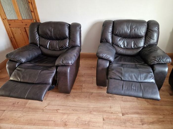 Leather sofa