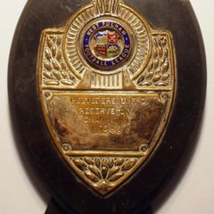 Medal West Fulham 1955-1956 125/94mm