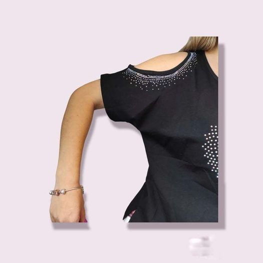 Tops Women Coldshoulder heart