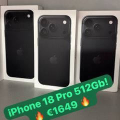 iPhone 18 PRO 512Gb New! Unlocked! E.U. Shop D15