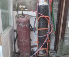 Oxy Acetylene Gas Cylinders Regulators Hoses Trolley