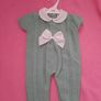 grey knitted baby onesey Image 4