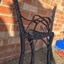 iron cast garden bench sides end Image 3