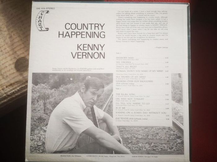 Kenny Vernon - Country Happening LP US Chart Orig
