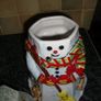 Snowman Cookie Jar Image 3