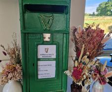 FOR RENT Irish Wedding Postbox