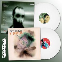 David Bowie 1 Outside Double White Vinyl