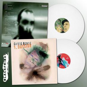David Bowie 1 Outside Double White Vinyl