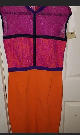 Tempest Color Block Dress Size 14 (nwt)