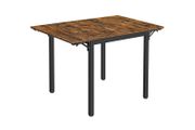 Foldable dining table drop leaf Dining table foldable Industrial style fold down