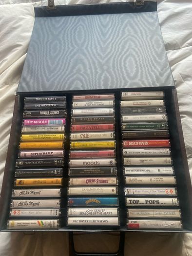 Cassette tapes collection.