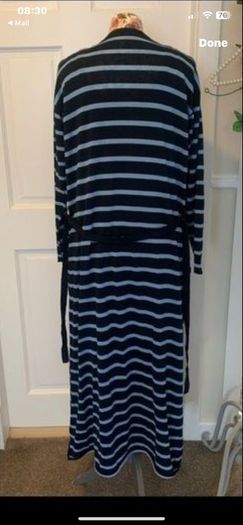 Cardigan & dress co-ord size 12 gallery navy & blue