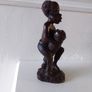 African Hand Carved Wooden Sculpture/Figure - Tribal Drummer Image 7