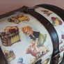 Hand decorated toy chest Image 5