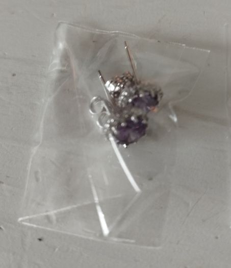 Crystal and Sterling Silver Earrings for Ladies