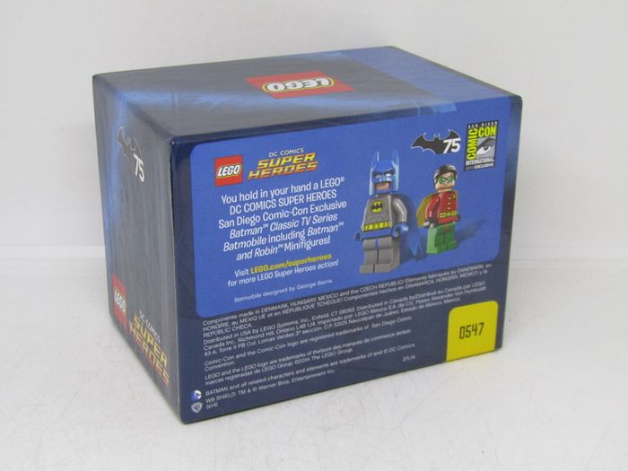 Lego Sdcc Comic Con 2014 Batman Classic Tv Series Batmobile New Sealed Box Very Rare Limited Edition Number 547 Of 1000