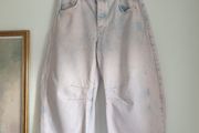 Free People Barrel Leg Jeans Size '32
