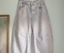 Free People Barrel Leg Jeans Size '32