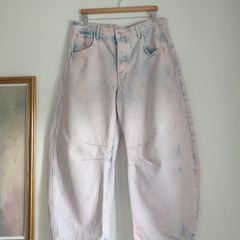 Free People Barrel Leg Jeans Size '32
