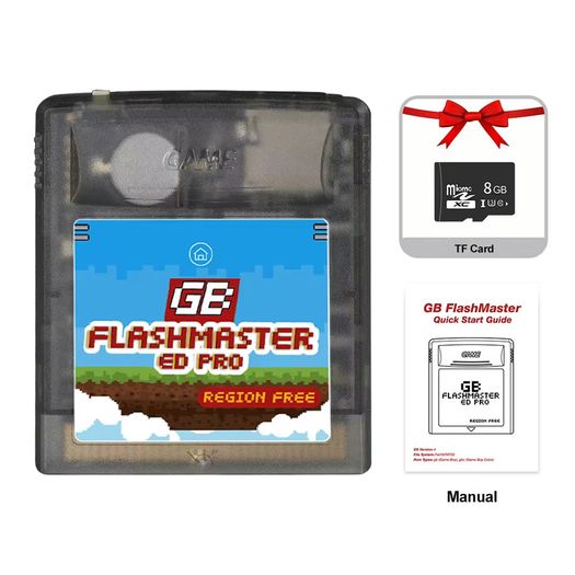 2500 in 1 OS V4 GB Pro Flashmaster Cartridge Game Card For Gameboy/Gameboy Color Colour GBA SP Game Consoles With 8GB TF Card