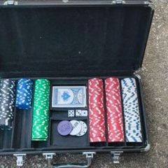 Complete Poker Set in Case