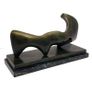 "Reclining Figure: Circle"- Bronze Sculpture-After Henry Moore Image 3