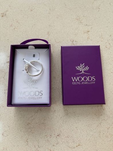 Celtic jewellery cladding ring Bnib
