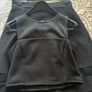 Warehouse Womens Black Midi Skirt and Crop Top Set- Size 12 Image 3
