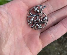 silver brooch