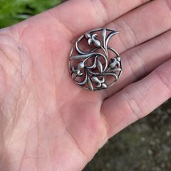 silver brooch
