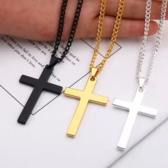 The Faith Cross Necklace  A Timeless Symbol of Belief Custom Engraving