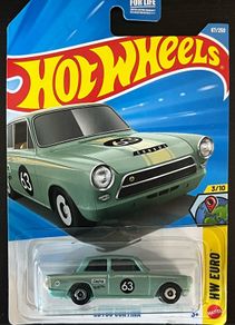 NEW Lotus Cortina, GREEN Hot Wheels