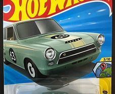 NEW Lotus Cortina, GREEN Hot Wheels