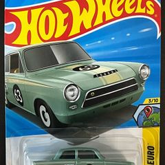 NEW Lotus Cortina, GREEN Hot Wheels