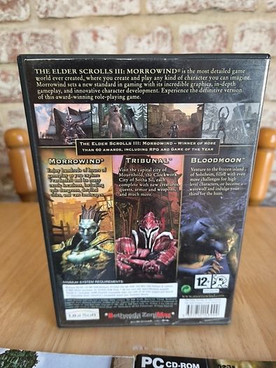 PC Morrowind Elder Scrolls III GOTY Edition