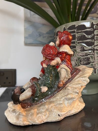 Collectible Christmas Sledding Ornament